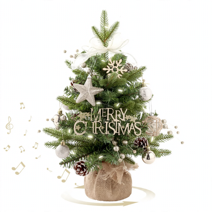 Mini-Weihnachtsbaum-Dekoration mit Musikfunktion