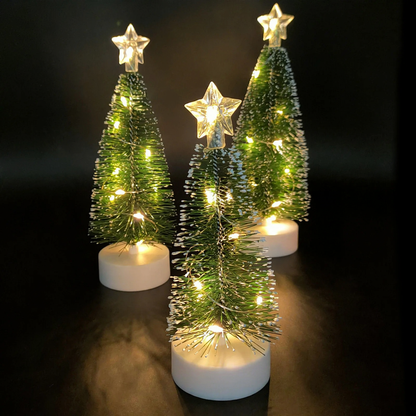 Mini-LED-Weihnachtsbaum-Tischdekoration