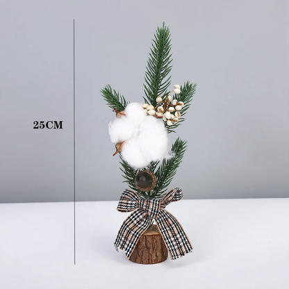 Mini-Weihnachtsbaum für die Tischdekoration, 23 cm