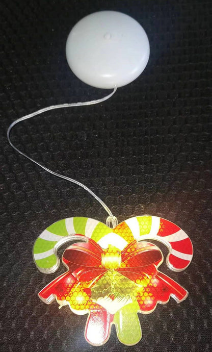LED-Fenster-Hängeleuchte mit Saugnapf