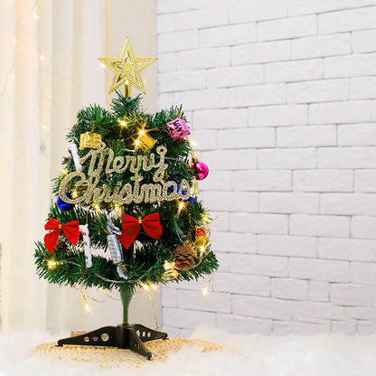 Mini-Weihnachtsbaum Set mit Beleuchtung