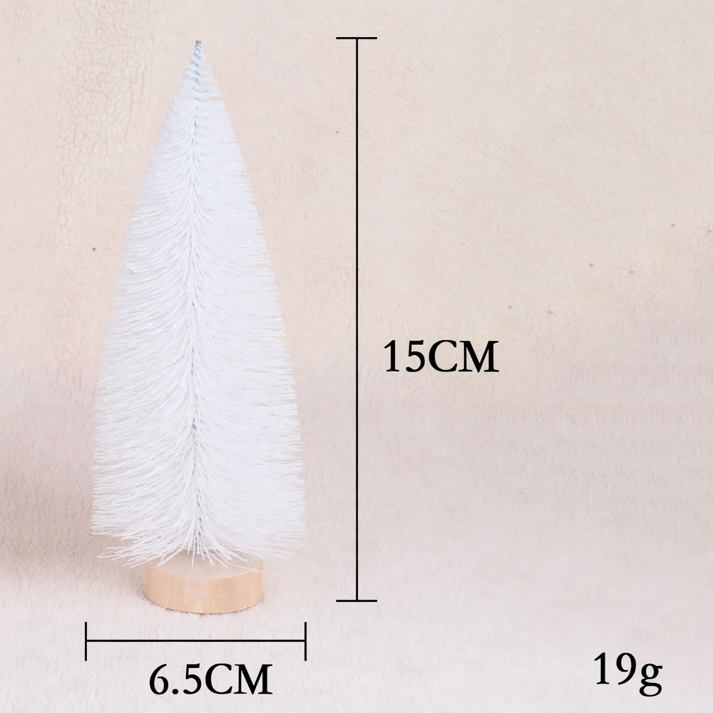 Mini-Weihnachtsbaum aus Kiefernnadeln, verschiedene Farben