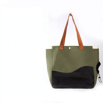 Tragbare Haustier-Tasche aus Segeltuch mit Sichtfenster