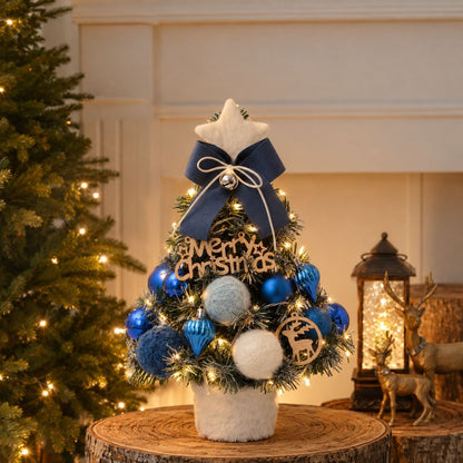Mini-Weihnachtsbaum mit Schnee-Effekt