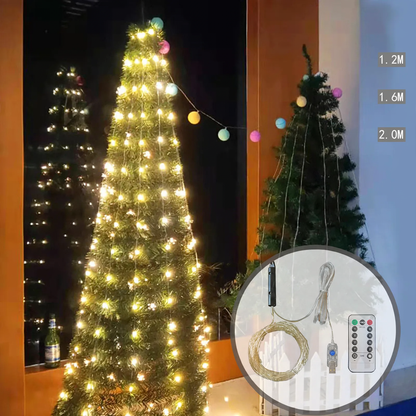 LED-Wasserfall-Lichterkette für Dekorationen