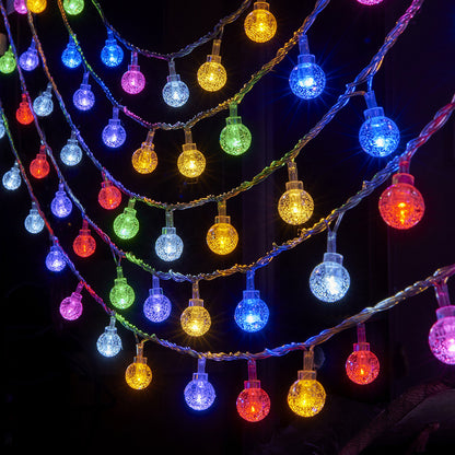 LED-Lichterkette mit Sternen für Innen- und Außenbereich