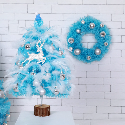 Mini-Weihnachtsbaum mit Feder-Optik, 45 cm oder 60 cm