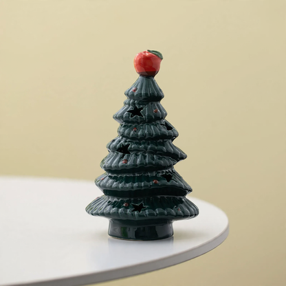 Dekorative Keramik-Weihnachtsbaum-Leuchte