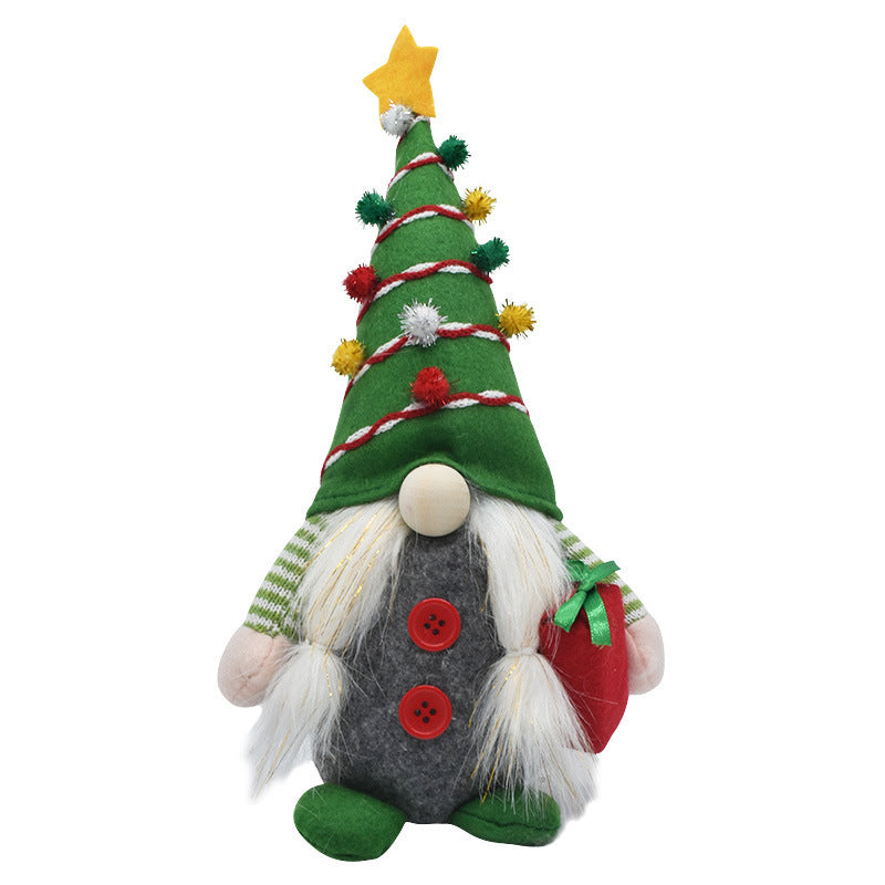 Weihnachts-Wichtel Dekofigur aus Stoff