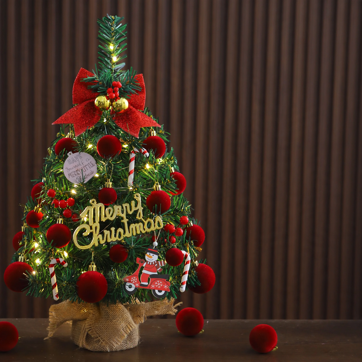 Mini-Weihnachtsbaum aus PVC, 45 cm oder 60 cm