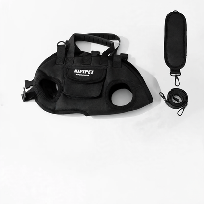 Multifunktionale Haustiertasche mit Leine