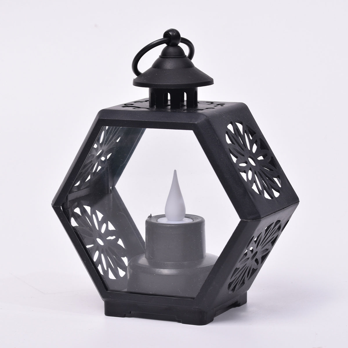 Dekorative Windlicht-Leuchte im Retro-Stil