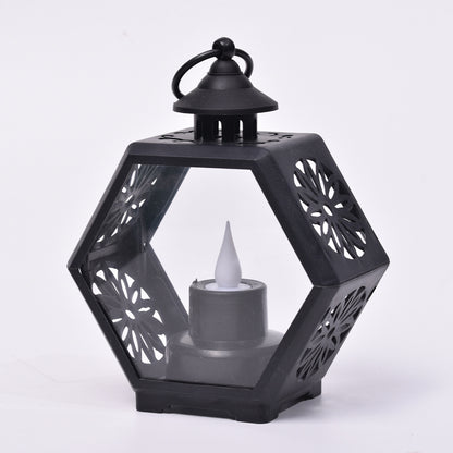 Dekorative Windlicht-Leuchte im Retro-Stil