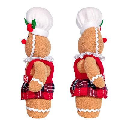 Weihnachts-Stofffigur, Lebkuchenmann oder Wichtel