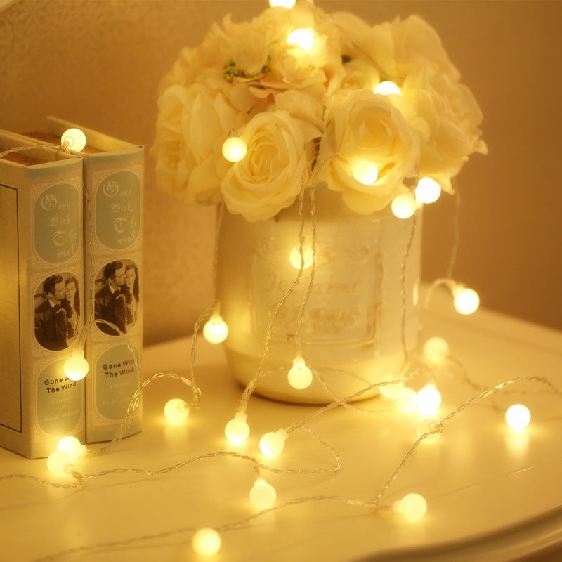 LED-Lichterkette mit Kugeln, Modell HS-1120