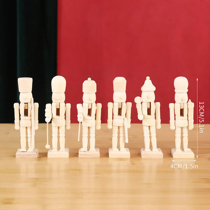 Holz-Nussknacker-Anhänger, 13 cm