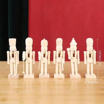 Holz-Nussknacker-Anhänger, 13 cm