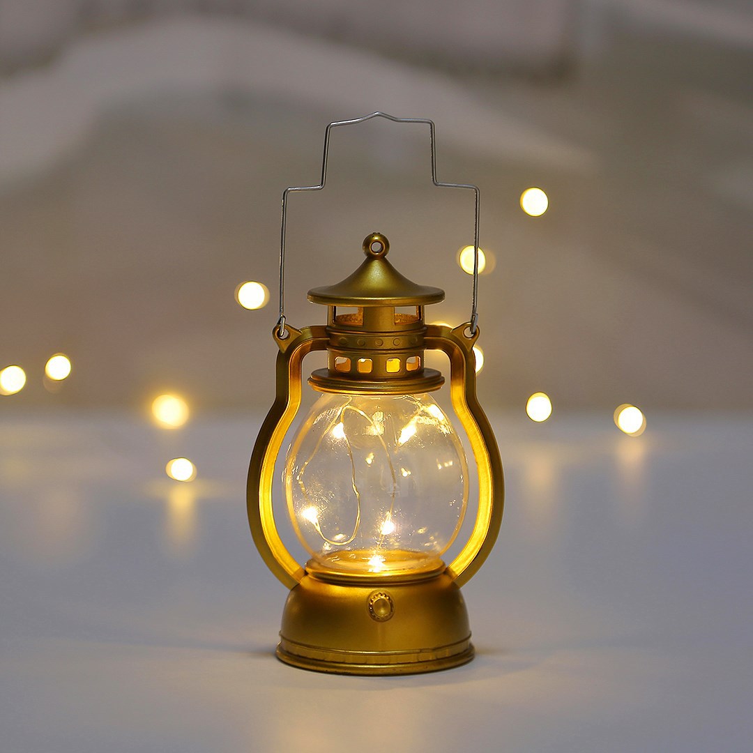 Dekorative LED-Laterne im Retro-Stil