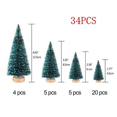 Mini-Weihnachtsbaum aus Sisal zur Dekoration