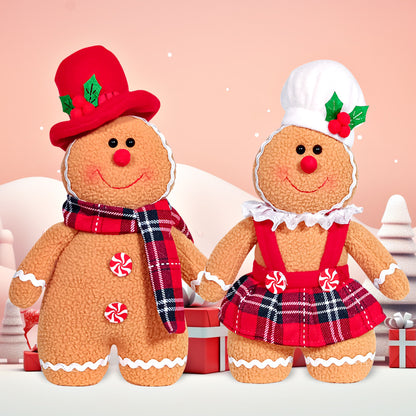 Weihnachts-Stofffigur, Lebkuchenmann oder Wichtel