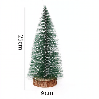 Mini-Weihnachtsbaum aus Kiefernnadeln, beschneit, 10-40cm