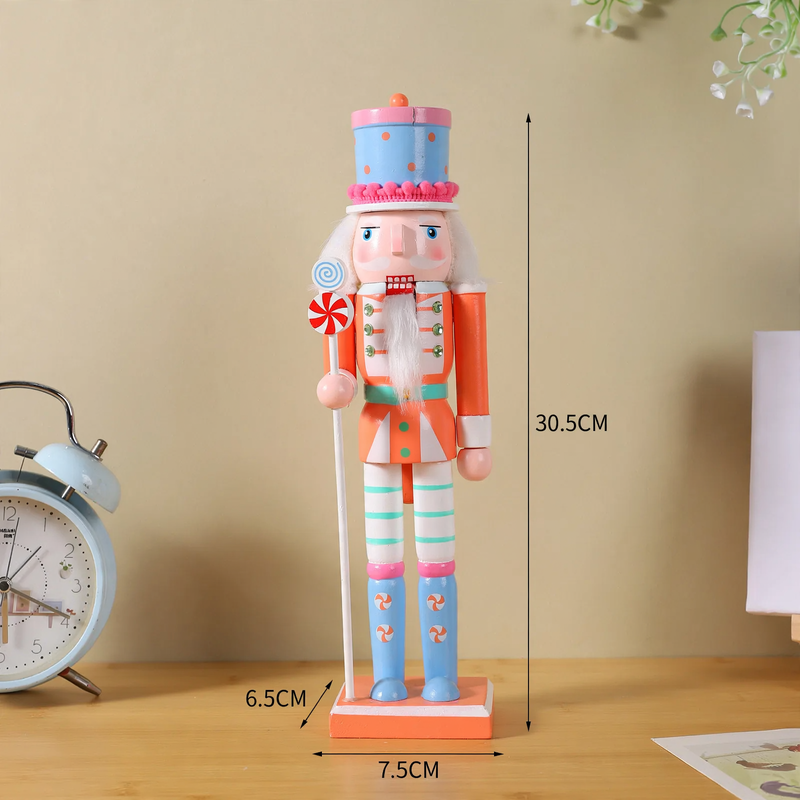 Dekorative Nussknacker-Figur im Hasen-Design