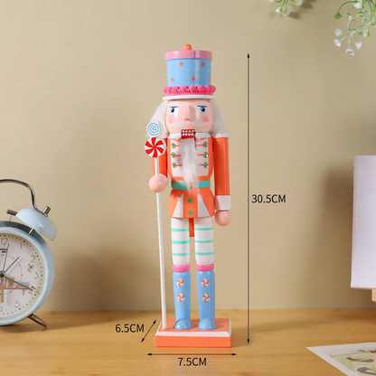 Dekorative Nussknacker-Figur im Hasen-Design