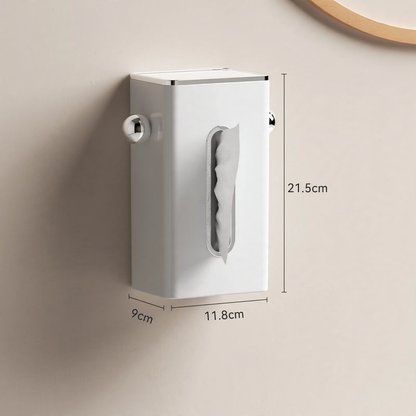 Wandmontierte Kosmetiktuchbox, Kunststoff