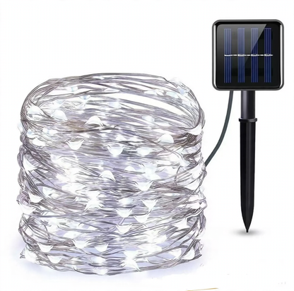 LED-Kupferdraht-Lichterkette mit Fernbedienung und 8 Funktionen