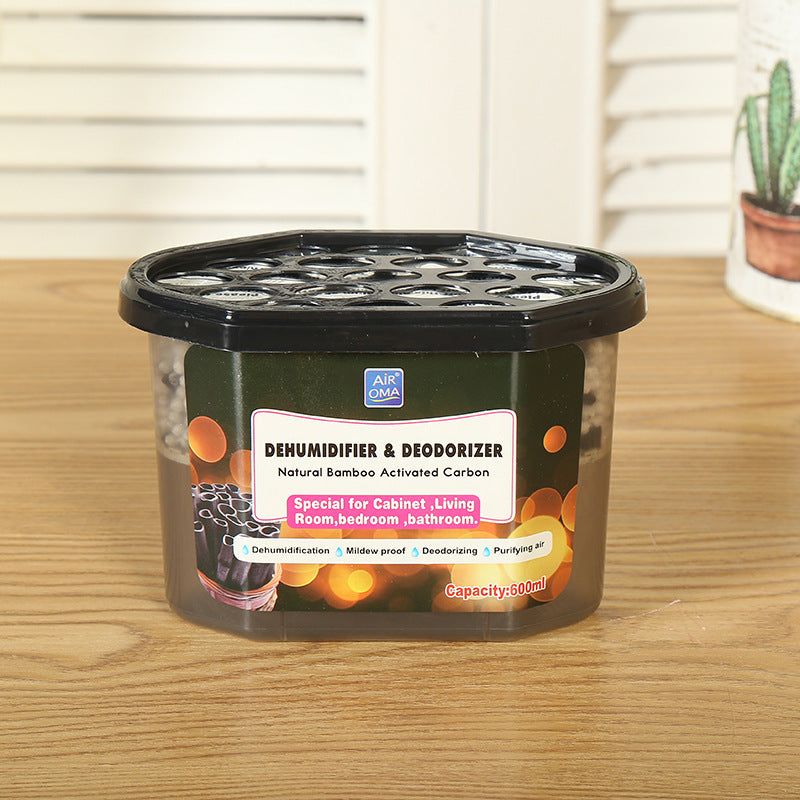 Entfeuchtungsbox mit Bambuskohle, 600 ml