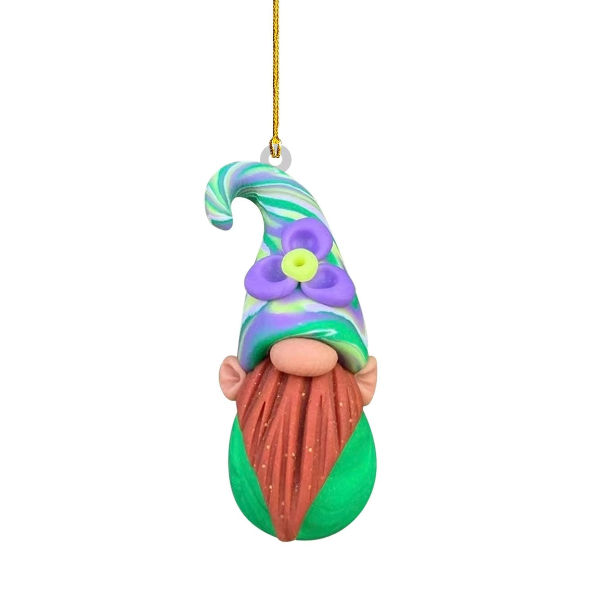 Weihnachtlicher Wichtel-Anhänger aus Acryl