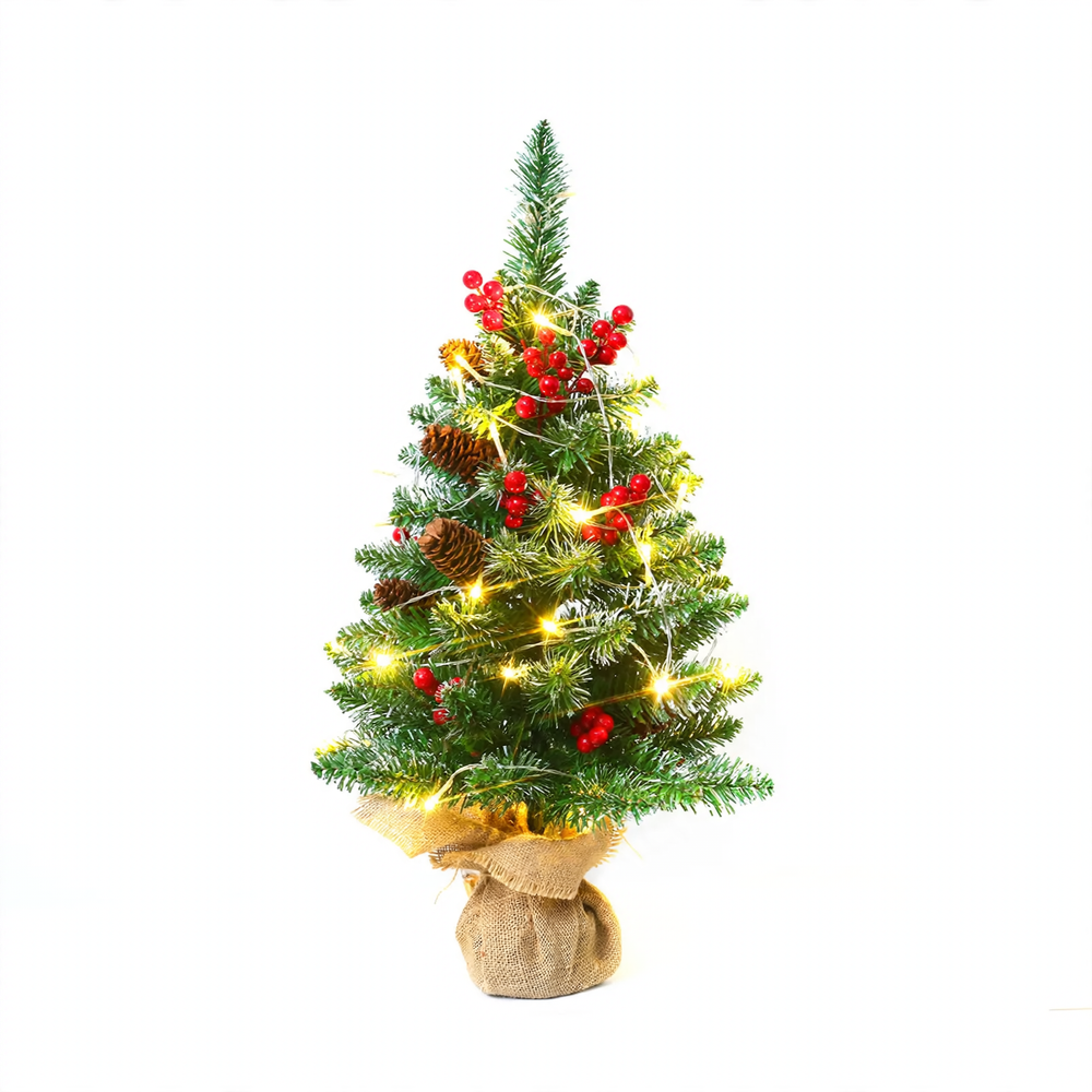 Mini-Weihnachtsbaum mit Tannenzapfen, 45/60 cm