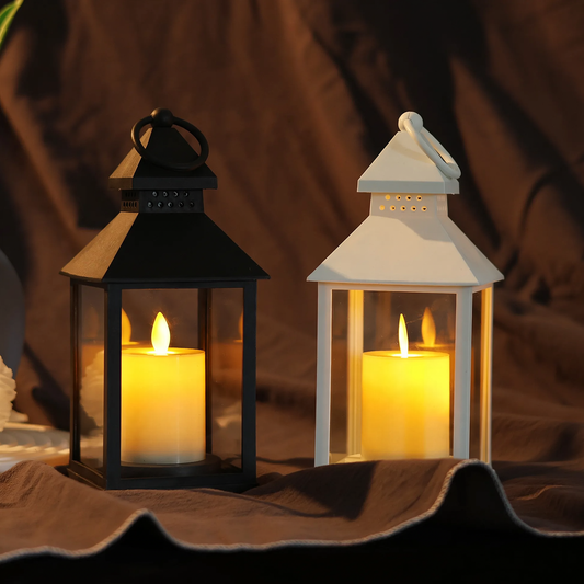 Dekorative LED-Laterne im Retro-Stil