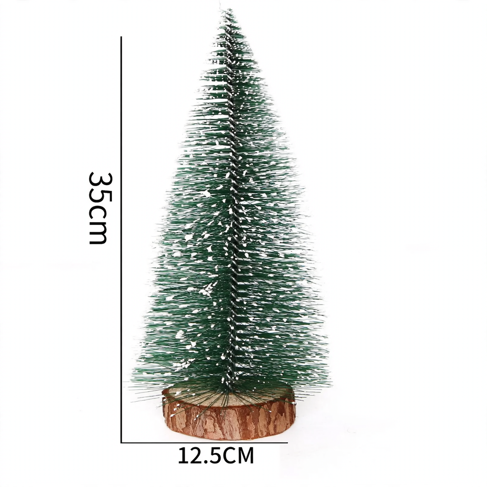Miniatur-Weihnachtsbaum mit Schnee-Optik