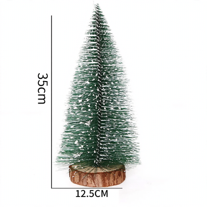 Miniatur-Weihnachtsbaum mit Schnee-Optik