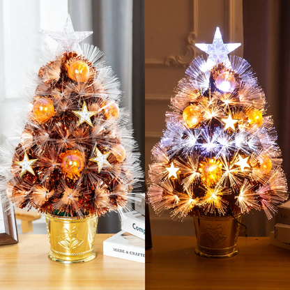 LED-Lichtfaser-Weihnachtsbaum für den Tisch