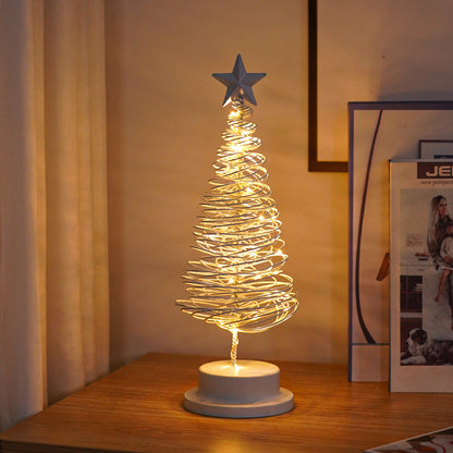 Dekorative LED-Tischleuchte aus Eisen im Weihnachtsdesign
