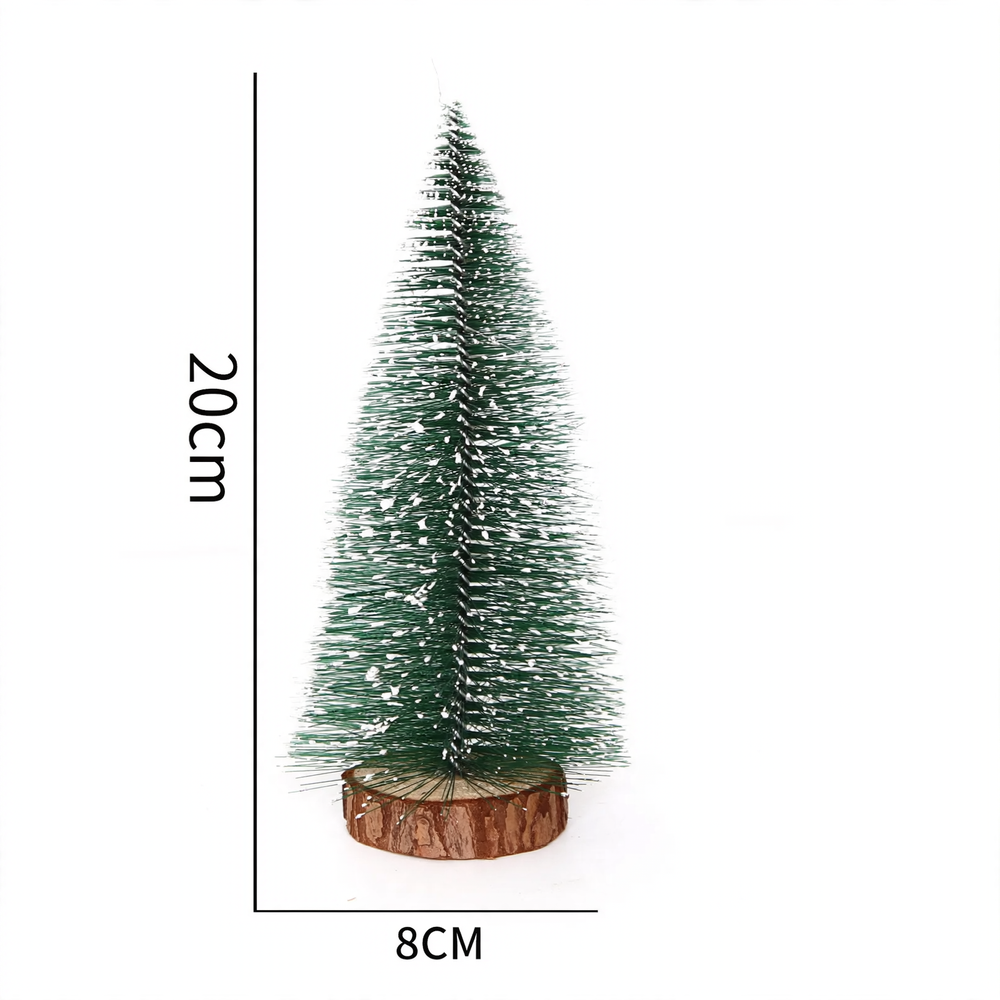 Mini-Weihnachtsbaum aus Kiefernnadeln, beschneit, 10-40cm