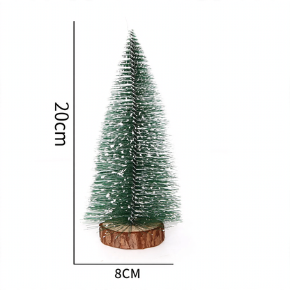 Mini-Weihnachtsbaum aus Kiefernnadeln, beschneit, 10-40cm