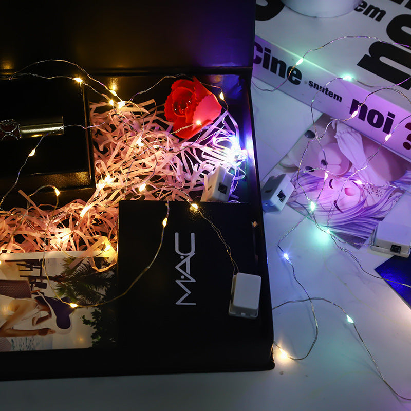 Kompakte LED-Kupferdraht-Lichterkette für florale Dekorationen