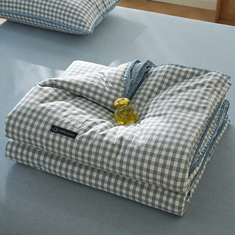 Baumwoll-Sommerdecke, Waschmittel-behandelt