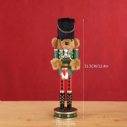 Dekorative Nussknacker-Figur aus Holz, 30 cm