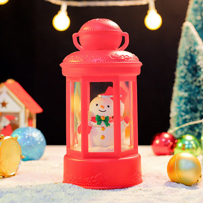 Dekorative Weihnachts-Schneekugel mit Licht