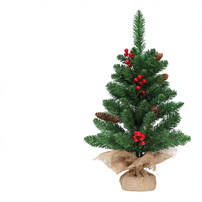 Mini-Weihnachtsbaum mit Tannenzapfen, 60 cm