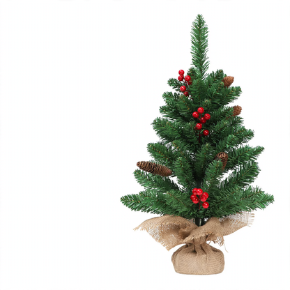 Mini-Weihnachtsbaum mit Tannenzapfen, 60 cm
