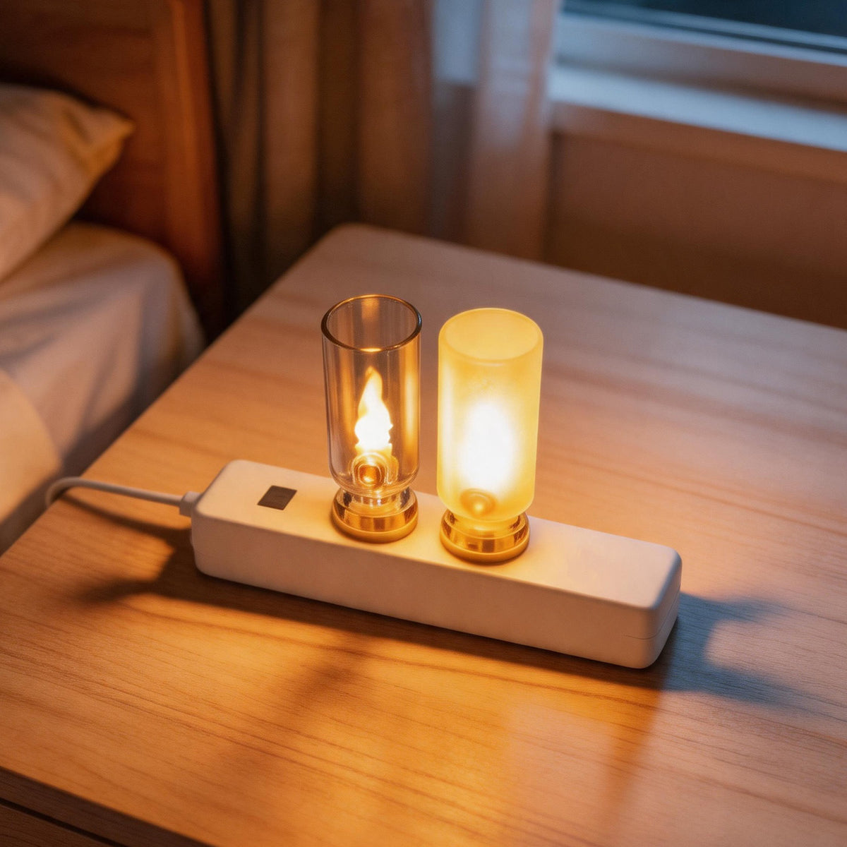 LED-Flammenlicht mit USB-Anschluss