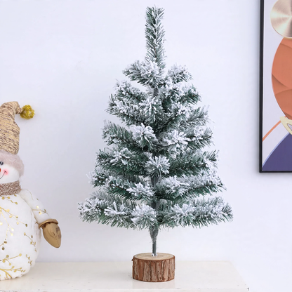 Künstlicher Weihnachtsbaum mit Beflockung