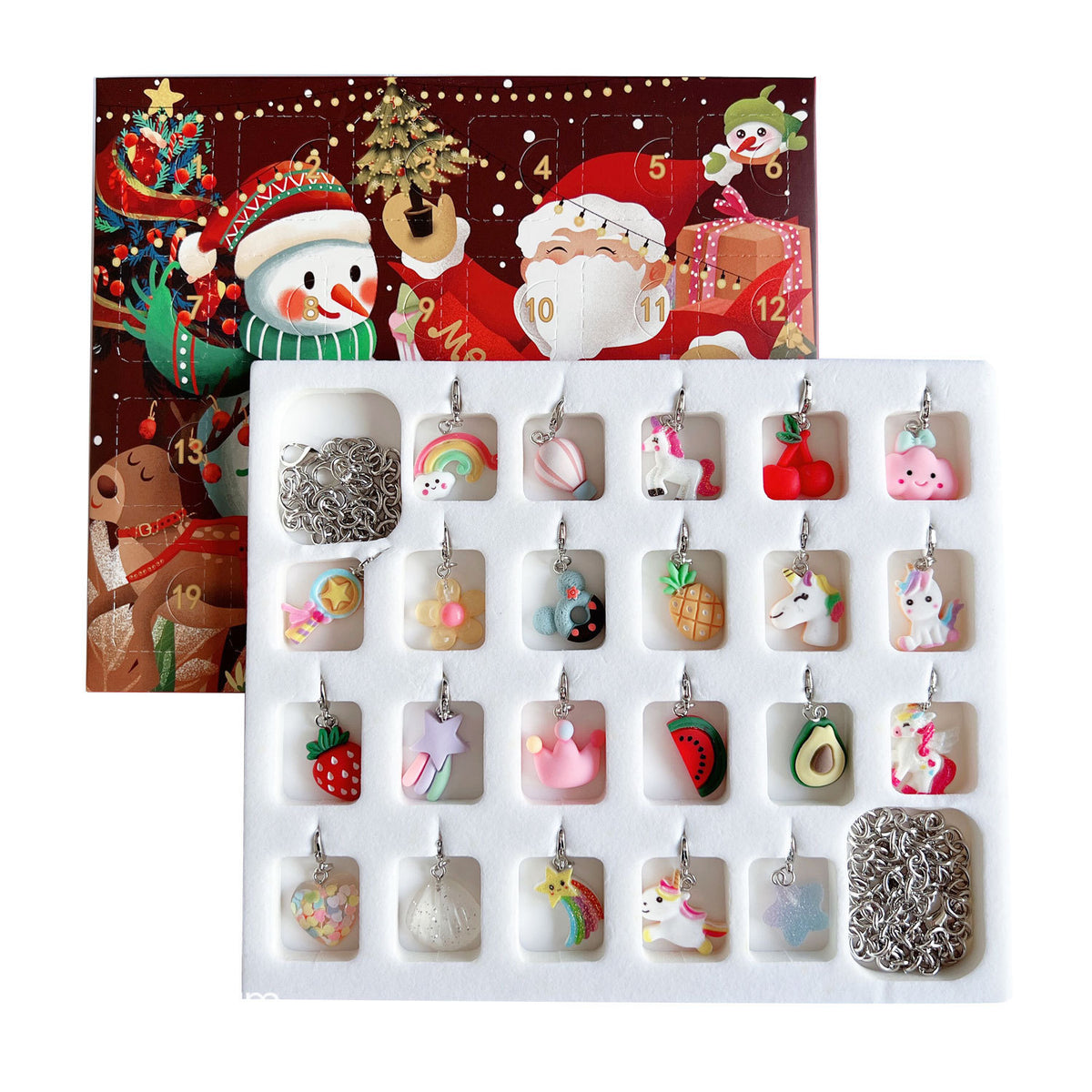 DIY-Schmuck-Adventskalender mit Perlen