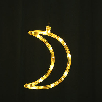 LED-Saugnapf-Lichterkette für Fensterdekoration