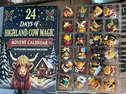 Adventskalender mit Spielzeug-Überraschungen, 24 Tage